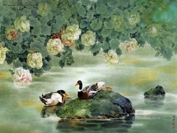  Chinesische Galerie - chinesische Blumenmalerei Vögel